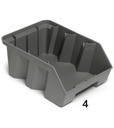 Contenitore a bocca di lupo Picking Box Air in PP rigenerato, mis.4 – foto 2
