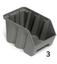 Contenitore a bocca di lupo Picking Box Air in PP rigenerato, mis.3 – foto 2