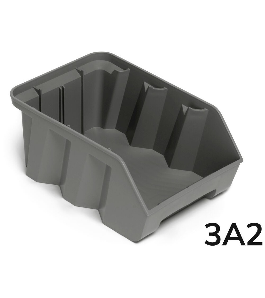 Contenitore a bocca di lupo Picking Box Air in PP rigenerato, mis.3A2 – foto 2