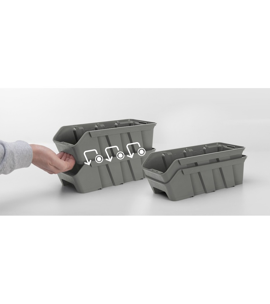 Contenitore in polipropilene riciclato RK Box Air – 6,8 – foto 6