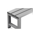 Panchina singola a 3 doghe con schienale – 1000 × 406 × 1900 mm – foto 2