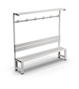 [CHILL2001] Panchina singola a 3 doghe con schienale – 2000 × 406 × 1900 mm