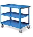 [CLEVER1006] Carrello Clever Large con piano in acciaio aggiuntivo – Blu (RAL 5012)