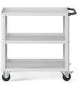 Carrello Clever Small con piano in acciaio aggiuntivo – Grigio chiaro (RAL 7035) – foto 2