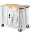 [CLEVER1017] Carrello smontato con ruote Clever – 1030 × 655 × 868 mm, Grigio chiaro (RAL 7035)