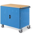 [CLEVER1018] Carrello smontato con ruote Clever – 1030 × 655 × 868 mm, Blu (RAL 5012)
