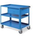 [CLEVER1020] Carrello smontato con ruote Clever – 1028 × 615 × 846 mm, Blu (RAL 5012)