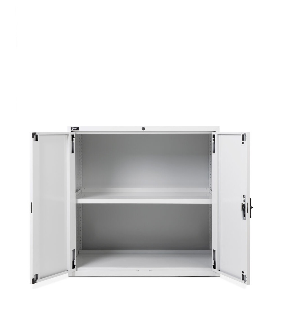 Cassettiera Master DE con porte a battente 1xPR – H 1000 mm – 54×36 EH, Grigio chiaro (RAL 7035) – foto 2