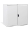 Cassettiera Master DE con porte a battente 1xPR – H 1000 mm – 54×36 EH, Grigio chiaro (RAL 7035) – foto 3