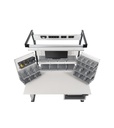 Banco smontato regolabile elettricamente Dynamic – L=1500 – 1497/1706 × 780 × 1983/2383 mm – foto 3