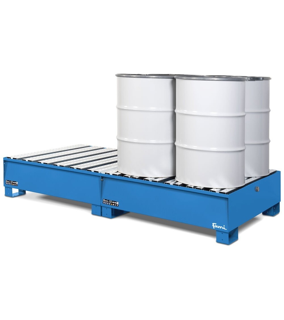 Vasca di raccolta capacità 800 L – Blu (RAL 5012) – foto 2