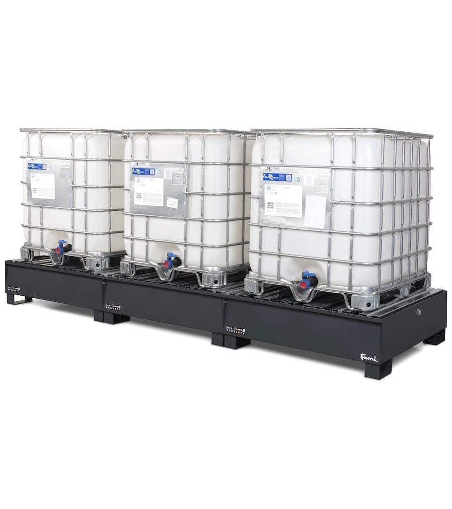 Vasca di raccolta capacità 1200 L – Grigio antracite (RAL 7016) – foto 2