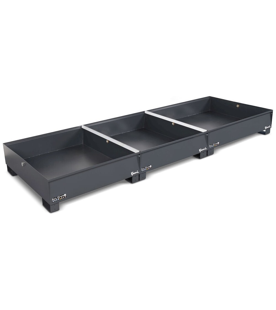 Vasca di raccolta capacità 1200 L – Grigio antracite (RAL 7016) – foto 3