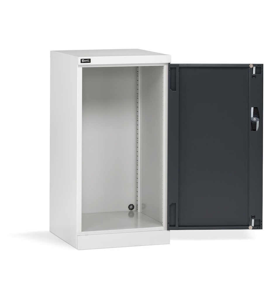 [FAA1120C000PD] Armadio con porta a battente Perfom – H 1000 mm – Vuoto – Grigio chiaro + Grigio antracite (RAL 7035+7016)