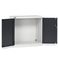 [FAA1220C000PD] Armadio con porte a battente Perfom – 1023 × 555 × 1000 mm (54×27 EH), Grigio chiaro + Grigio antracite (RAL 7035+7016)
