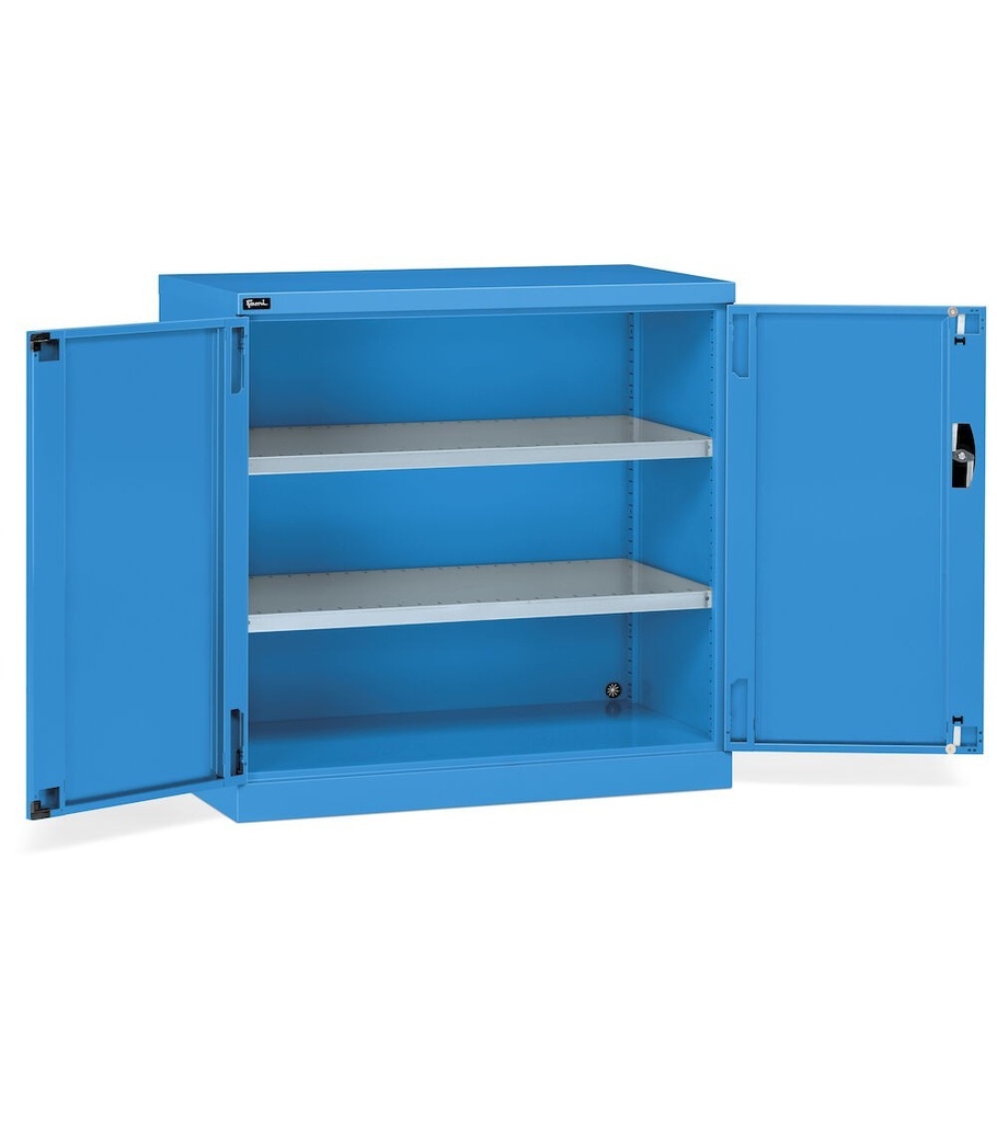 [FAA1220C00104] Armadio con porte a battente Perfom – 54×27 EH – 1023 × 555 × 1000 mm (54×27 EH), Blu (RAL 5012)