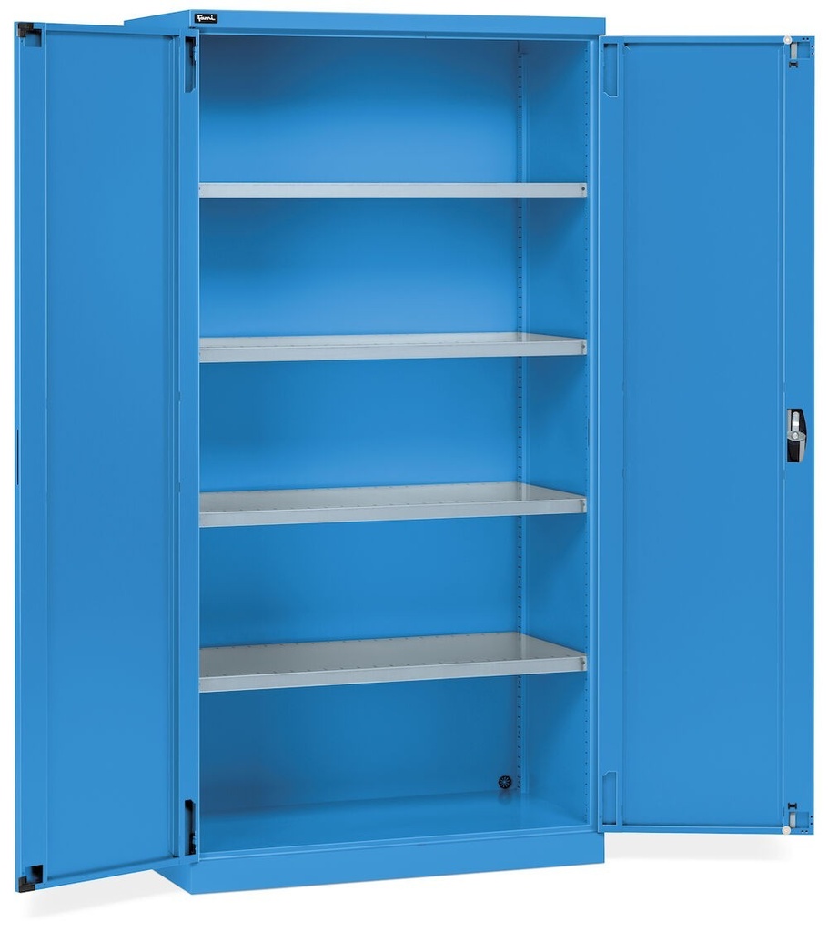 [FAA1420C00104] Armadio con porte a battente Perfom – 54×27 EH – 1023 × 555 × 2000 mm (54×27 EH), Blu (RAL 5012)