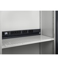 Canaletta elettrica per multiprese per armadio, L1008 x P64 x H140 mm – foto 4