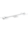 [FAC9912270099] Kit tubo Ø22 appendiabiti, L458 x P23 x H56 mm