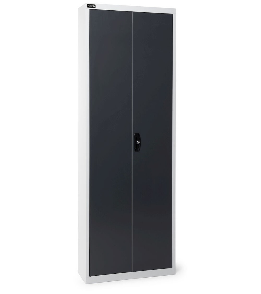 Armadio portacontenitori vuoto a battente per Picking Box Air, L700 x P267 x H1996 mm, grigio chiaro e antracite – foto 2