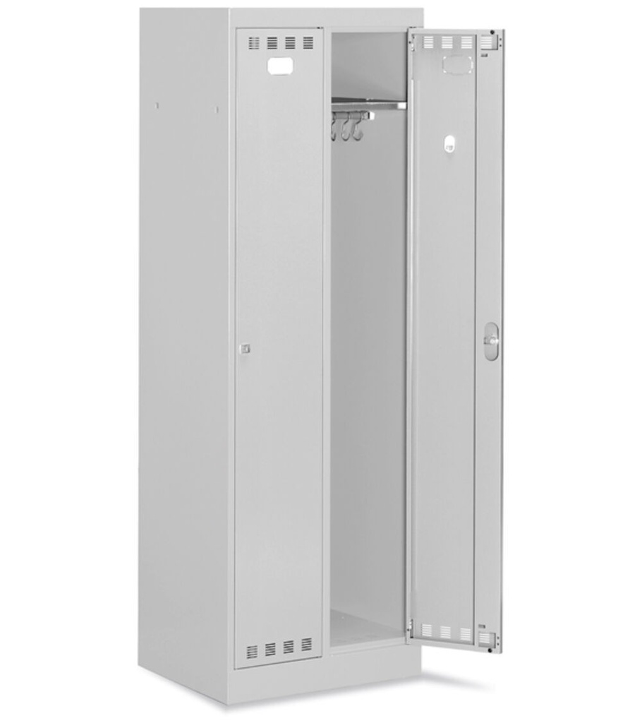 [FAN1302C00108] Armadio spogliatoio a 2 scomparti Perfom – L 608 mm, scomparti da 300 mm