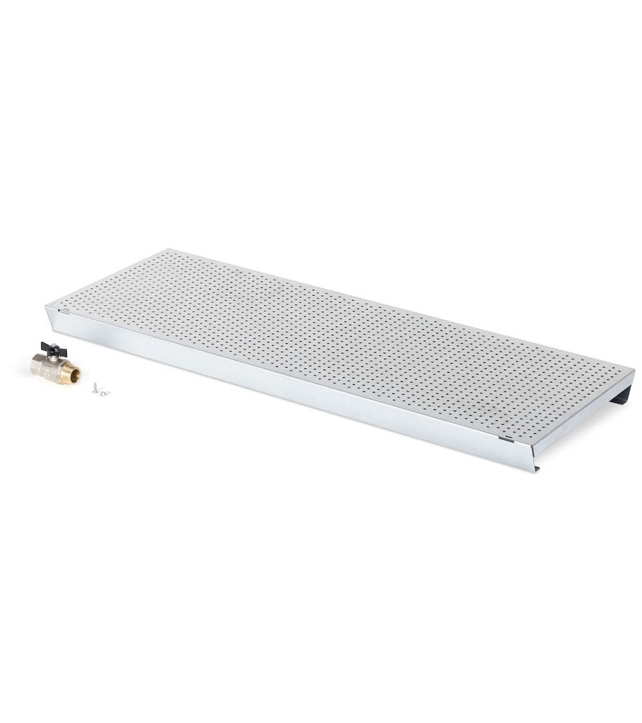[FAXEAC002000099] Rubinetto frontale per lo scarico dei liquidi residui, L1028 x P388 x H25 mm