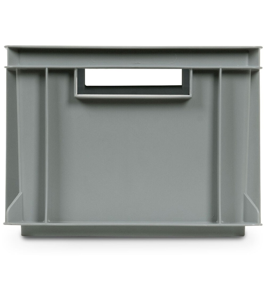 Contenitore Euro Box, mis. 4322, L400 x P300 x H220 mm, maniglie aperte – foto 2