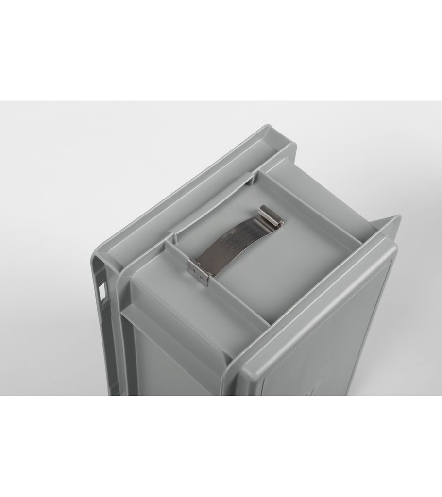 Porta etichette per cassetta Euro Box, L84 x P13 x H20 mm – foto 2
