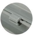 Coperchio a cerniera in polipropilene per cassetta Euro Box – H 22 mm – 400 × 300 × 22 mm – foto 5