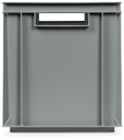 Contenitore Euro Box, mis. 4332, L400 x P300 x H320 mm, maniglie aperte – foto 2