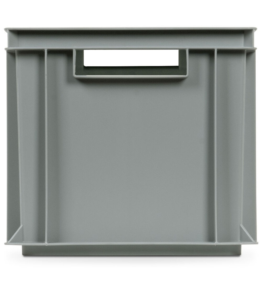 Contenitore Euro Box, mis. 4327, L400 x P300 x H270 mm, maniglie aperte – foto 2