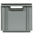Contenitore Euro Box, mis. 4327, L400 x P300 x H270 mm, maniglie aperte – foto 2