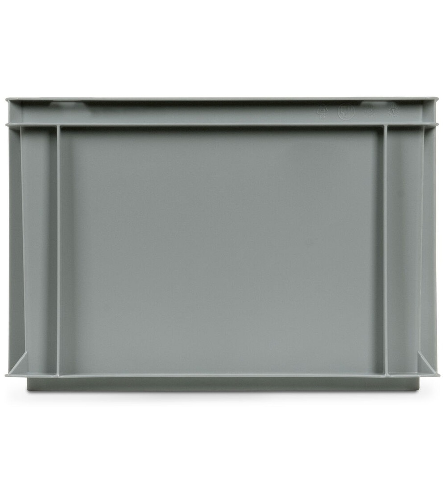 Contenitore Euro Box, mis. 4327, L400 x P300 x H270 mm, maniglie aperte – foto 3