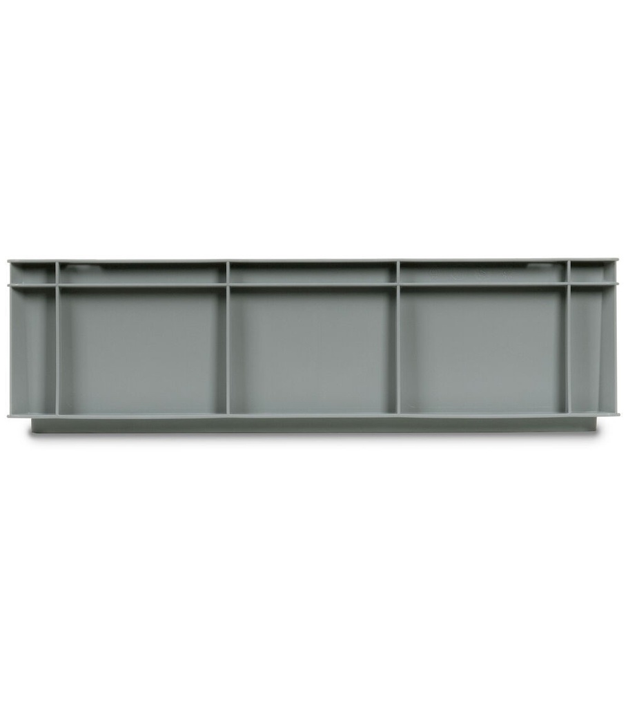 Contenitore Euro Box, mis. 6417, L600 x P400 x H170 mm, maniglie aperte – foto 3