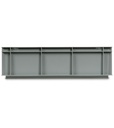 Contenitore Euro Box, mis. 6417, L600 x P400 x H170 mm, maniglie aperte – foto 3