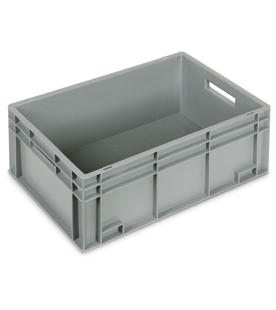[FAXEB6424L25137] Contenitore Euro Box, mis. 6424, L600 x P400 x H236 mm, maniglie aperte