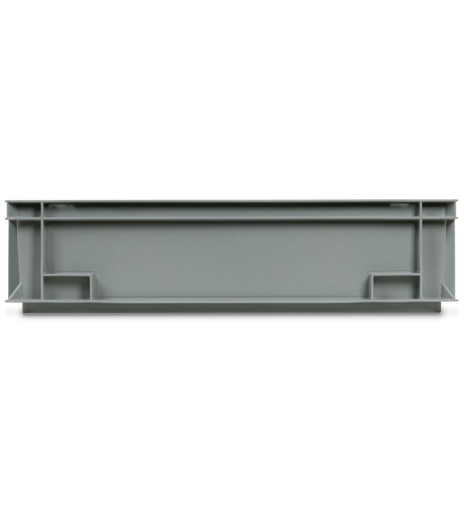 Contenitore Euro Box, mis. 6415, L600 x P400 x H150 mm, maniglie aperte – foto 3