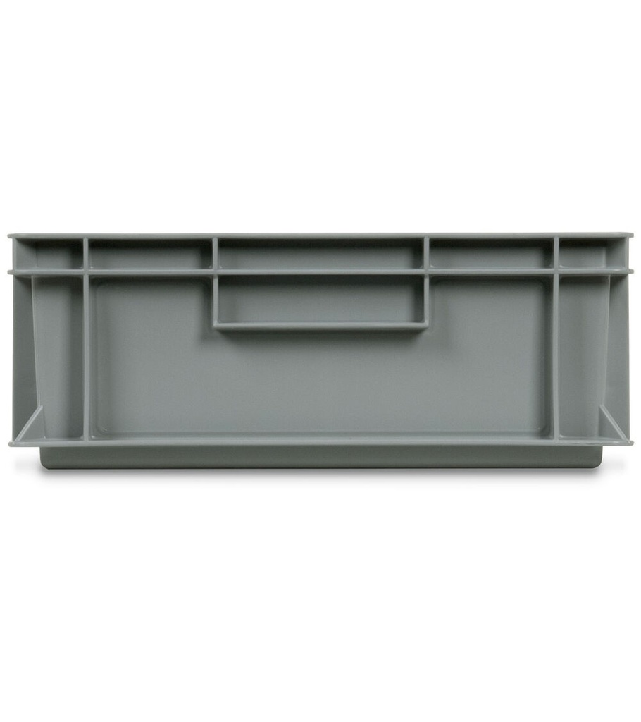 Contenitore Euro Box, mis. 6415, L600 x P400 x H150 mm, maniglie chiuse – foto 2