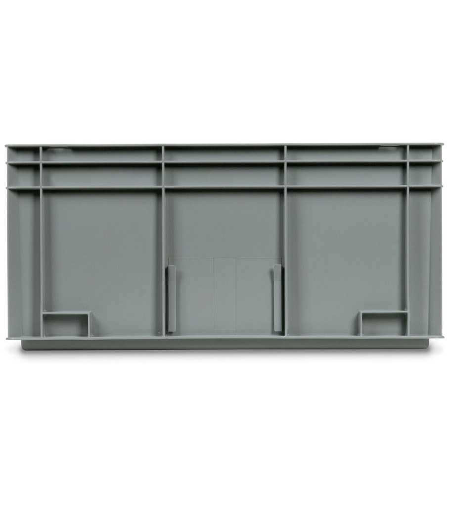 Contenitore Euro Box, mis. 6428, L600 x P400 x H280 mm, maniglie chiuse – foto 3