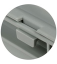 Coperchio a cerniera in polipropilene per cassetta Euro Box – H 22 mm – 600 × 400 × 22 mm – foto 5