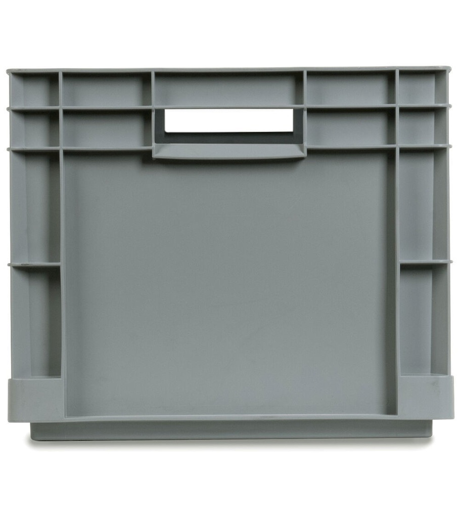 Contenitore Euro Box, mis. 6432, L600 x P400 x H320 mm, maniglie aperte – foto 2