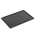 [FAXEB64C0005207] Coperchio a cerniera in polipropilene conduttivo per cassetta Euro Box – H 22 mm – 600 × 400 × 22 mm
