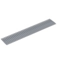 [FAXEB6D10005137] Divisorio a pettine in polipropilene per cassetta Euro Box 600x400 – H 100 mm – 552 × 4 × 100 mm