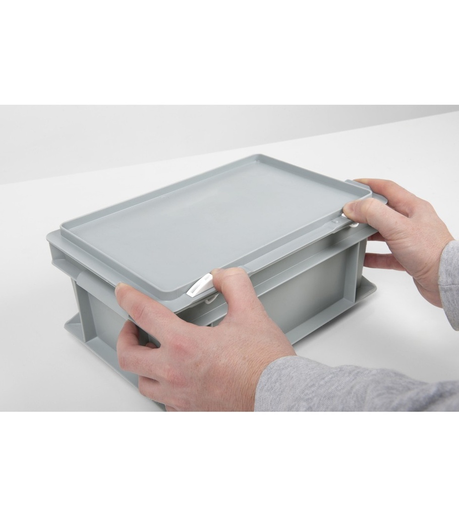 Gancio a scatto per coperchio Euro Box, L32 x P8 x H26 mm – foto 6
