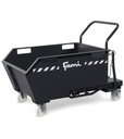 [FAXEPR030060039] Benna portarottami ribaltabile capacità 300 L – Grigio antracite (RAL 7016)
