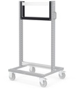 Coppia supporti parziali per Visual Box, L649 x P50 x H319 mm – foto 2