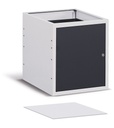 Fondo di chiusura per armadio L=629 mm Work Up – H 4 mm – Grigio chiaro (RAL 7035) – foto 4