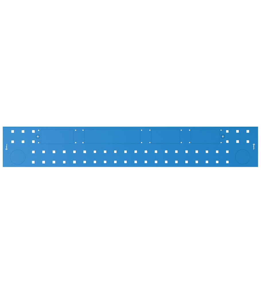 Pannello forato Electric Work Look – 953 × 40 × 152 mm, Blu (RAL 5012) – foto 3