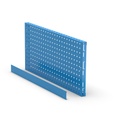 Pannello forato/mensola con 1 bordo fermacasse Work Look – 953 × 40 × 456 mm, Blu (RAL 5012) – foto 2