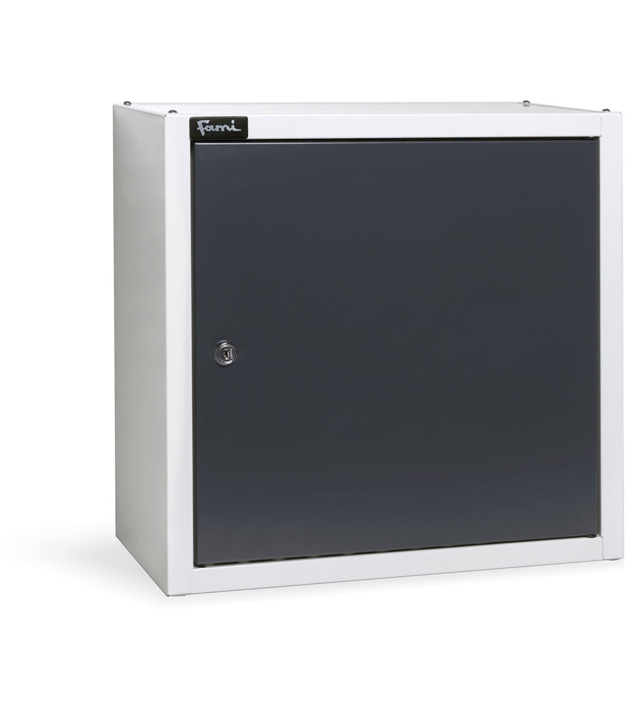 [FBL8015C000PD] Pensile con porta Iron Team – Grigio chiaro + Grigio antracite (RAL 7035+7016)